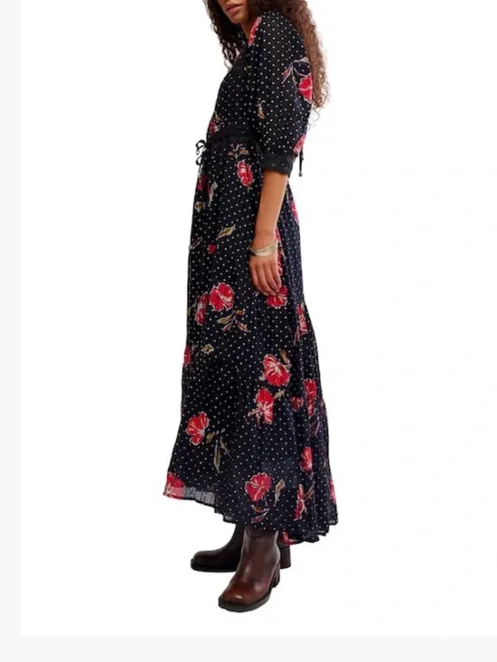 Free People Morning Meadows Maxi Dress ❤️gorgeous! NWT, sz sm - Picture 4 of 5